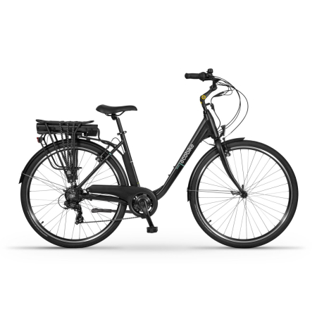 miejski rower elektryczny ecobike basic czarny damski